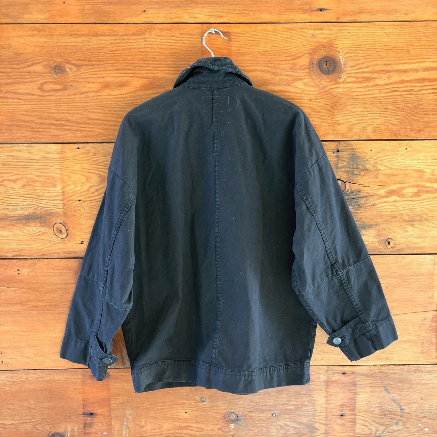 XS - We the Free People Black NEW $128 Easy That Canvas Chore Coat 0619NW