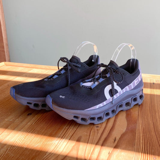 10 - On Black Gray Cloudmonster 2 Womens Sneakers Running Shoes 0313AH