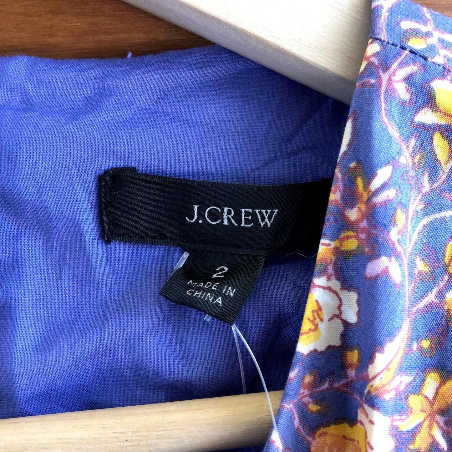 2 - J Crew NEW $168 Midnight Floral Purple Cutout Cotton Poplin Dress 0105MR