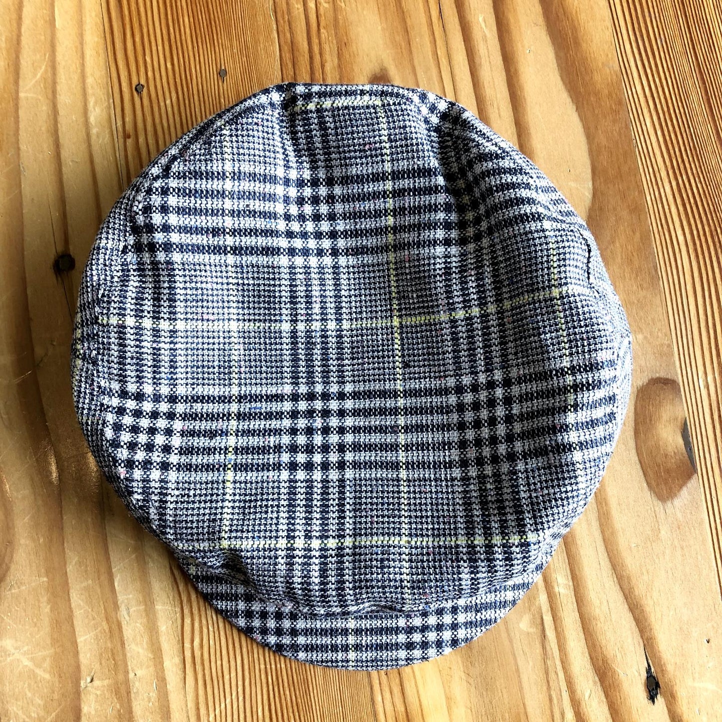 57cm / M - Isabel Marant Plaid Evie Paperboy Brimmed Cap Hat 1011SC