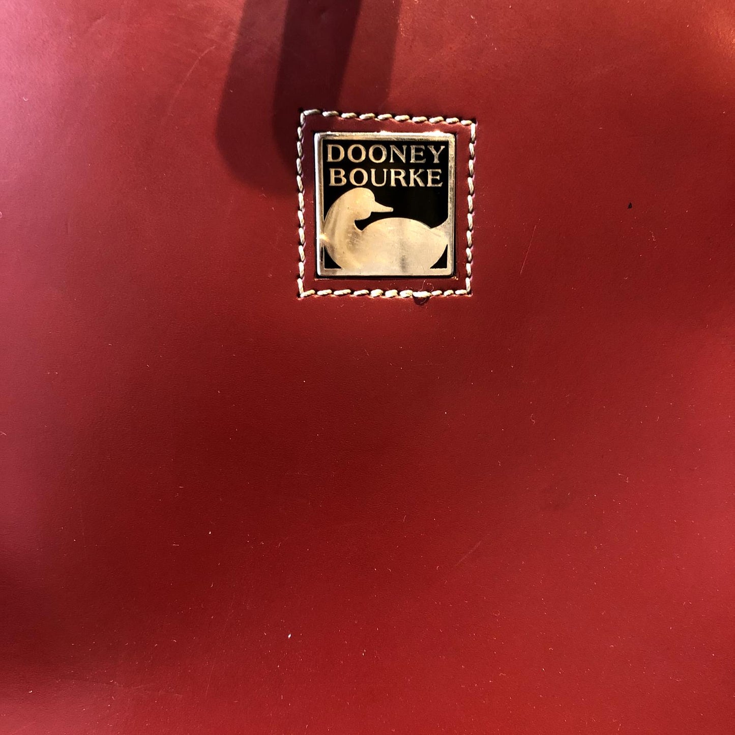 Dooney & Bourke Smooth Dark Red Leather ParaSOLE Backpack 0914LH