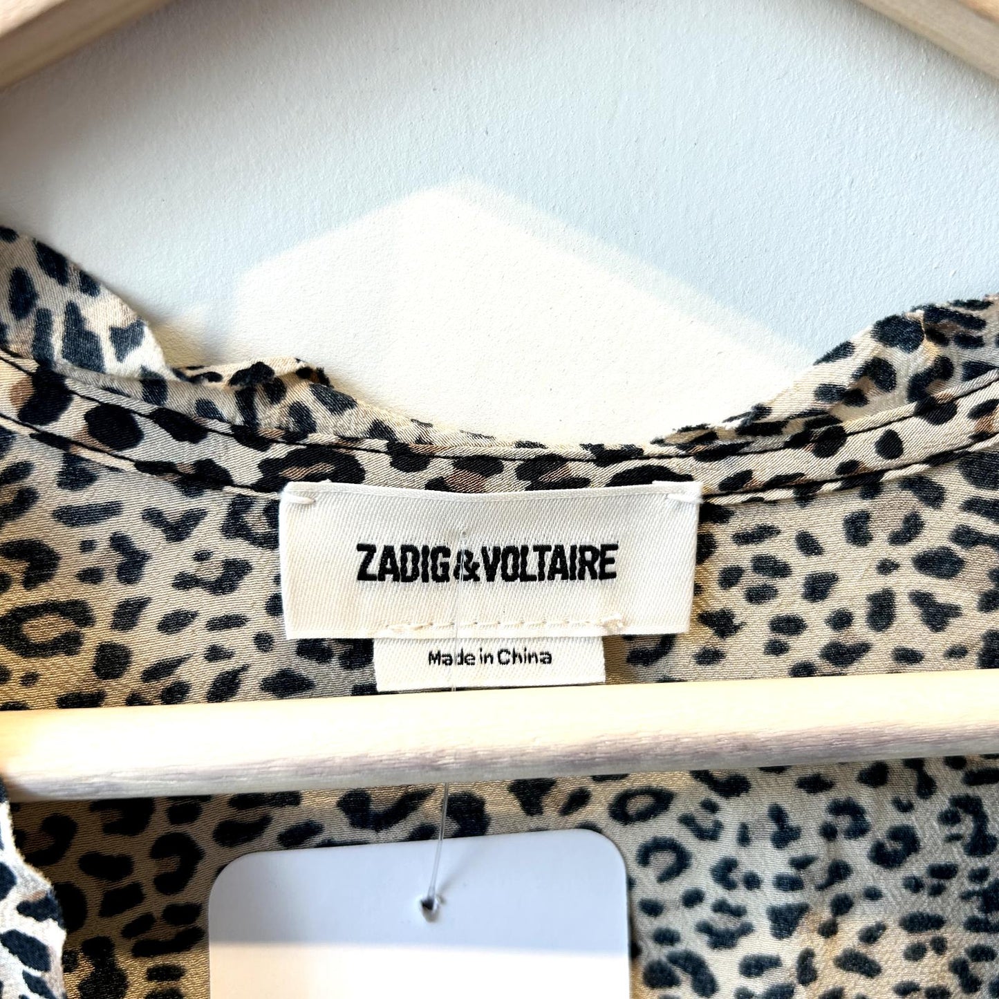 XS - Zadig & Voltaire Russel Leopard Patterned Leo Fit & Flare Dress 0516MH