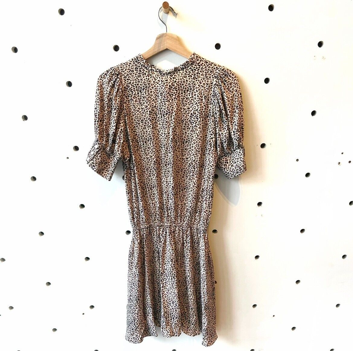 XS - Zadig & Voltaire Russel Leopard Patterned Leo Fit & Flare Dress 0516MH