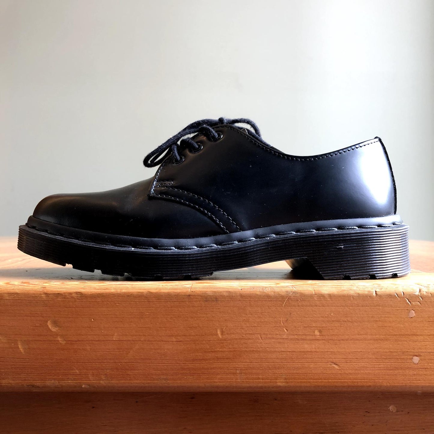 5 - Dr Martens Smooth Black Leather 1461 Mono Oxford Shoes 0425KN