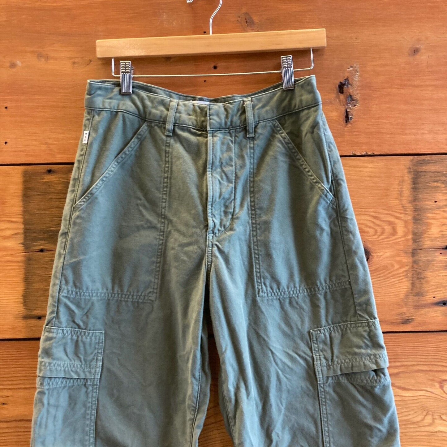 27 - Citizens of Humanity Surplus Green Barrel Leg Marcelle Cargo Pants 0507KL