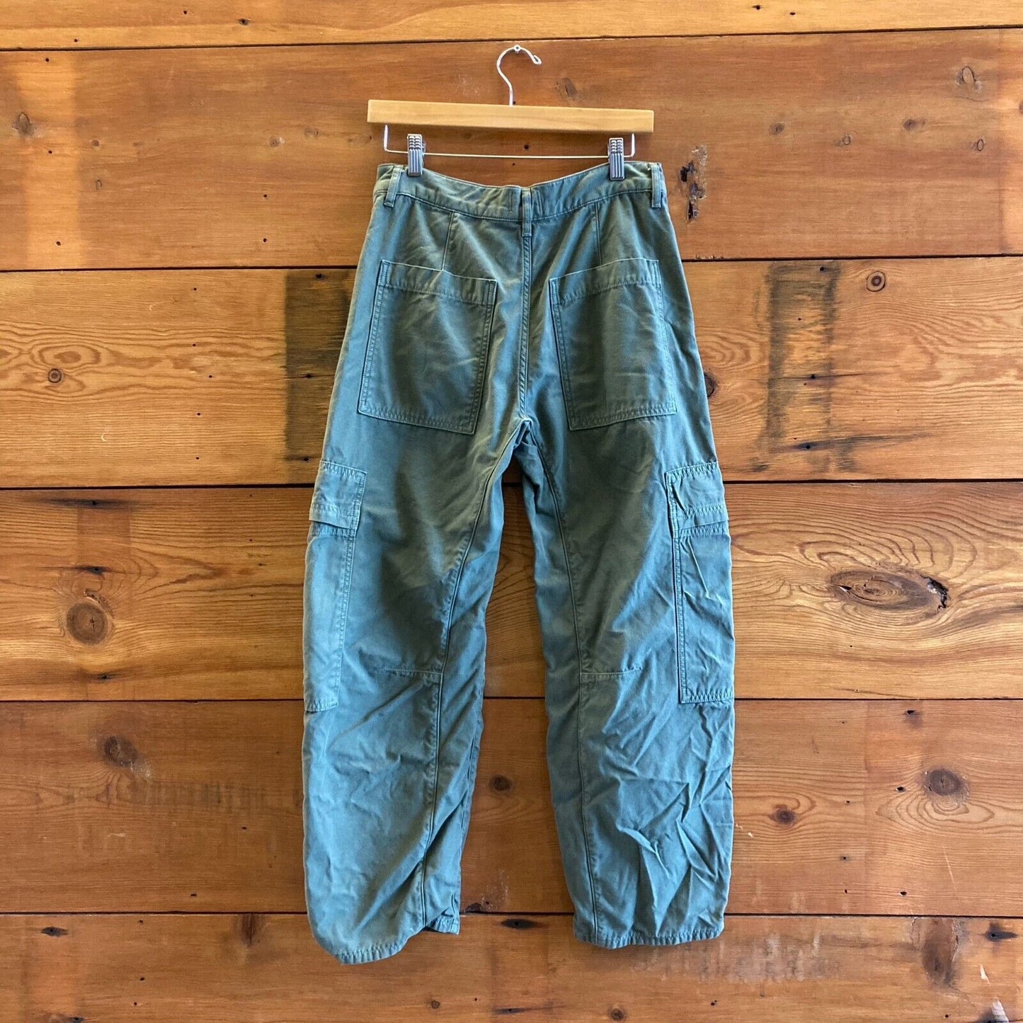 27 - Citizens of Humanity Surplus Green Barrel Leg Marcelle Cargo Pants 0507KL