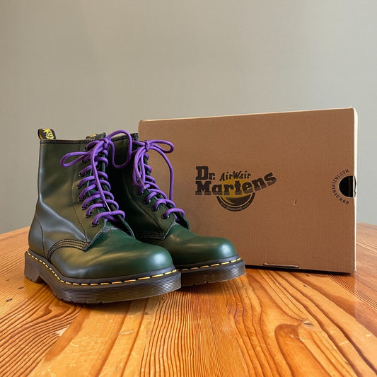 7 - Dr Martens Smooth Green 1460 Pascal Virginia Combat Boots w/ Box 0425SV