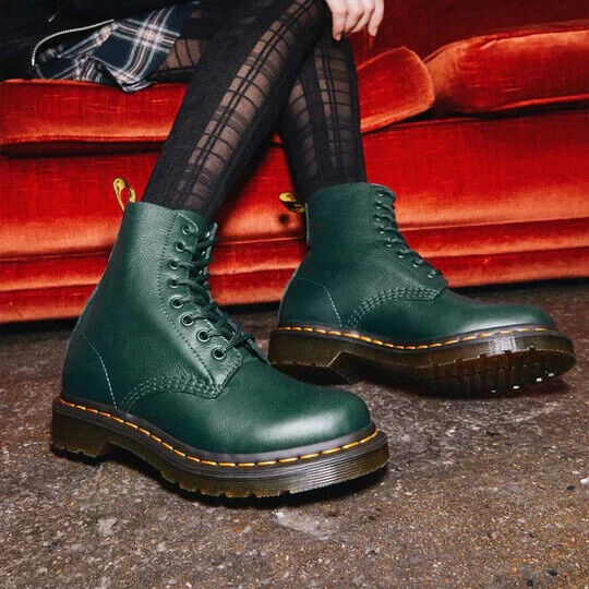 7 - Dr Martens Smooth Green 1460 Pascal Virginia Combat Boots w/ Box 0425SV