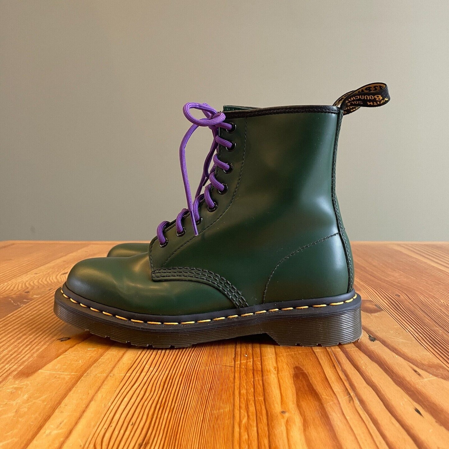 7 - Dr Martens Smooth Green 1460 Pascal Virginia Combat Boots w/ Box 0425SV