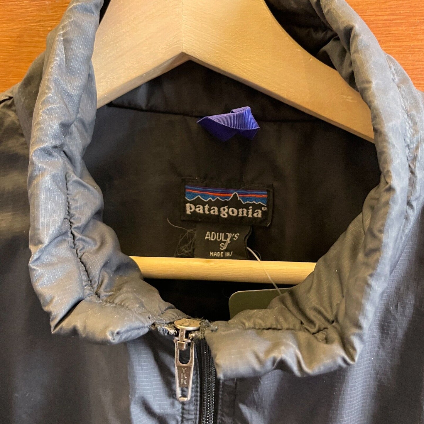 S Unisex - Patagonia Vintage Y2K Black Puffball Pullover Puffer Jacket 1021JA