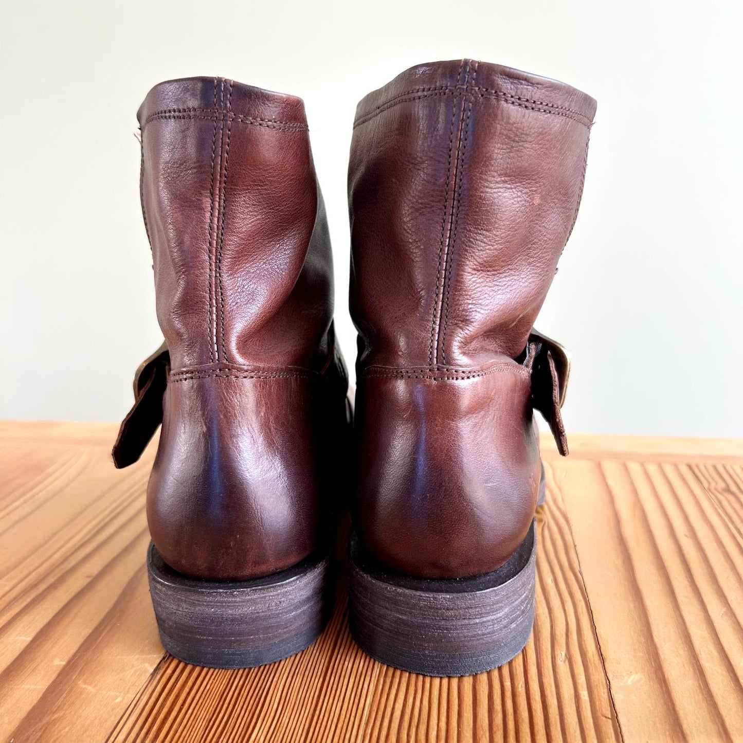 9 - FRYE Veronica Brown Leather NEW $200 Ankle Bootie Womens Boots 1125KG