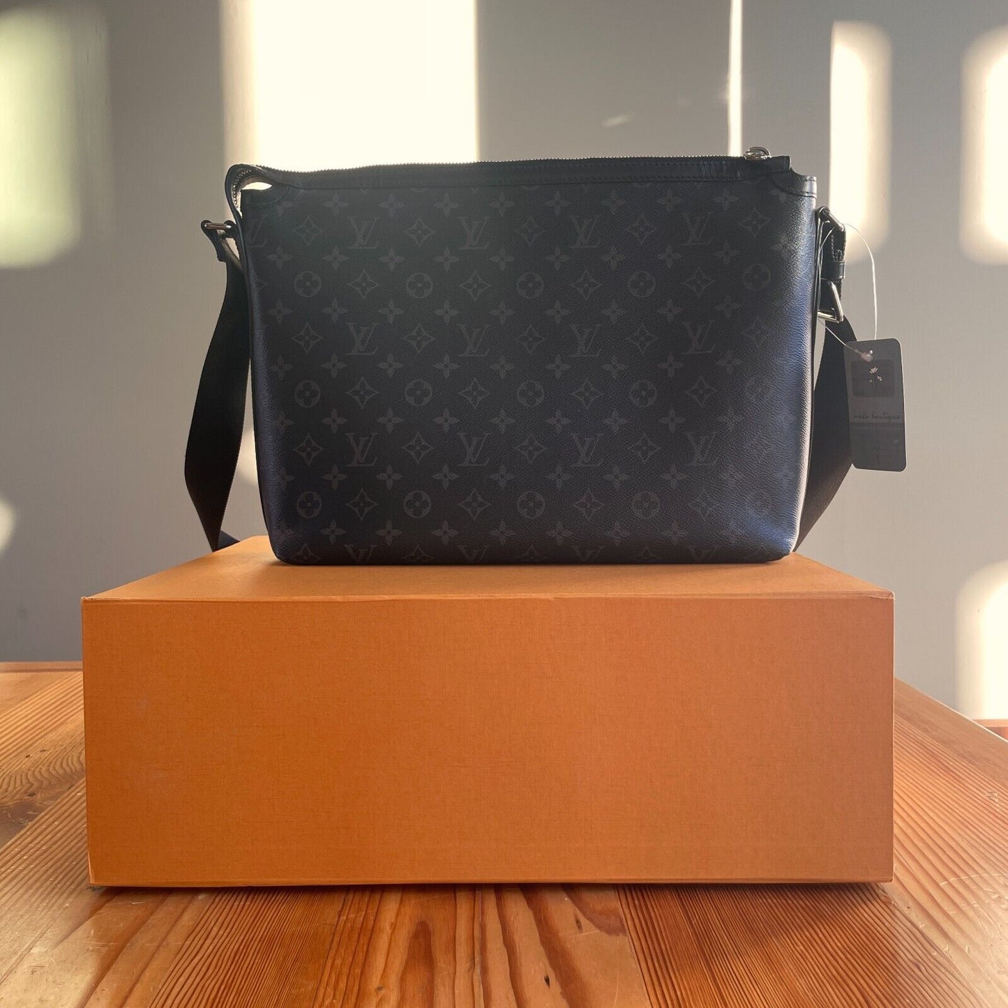 Louis Vuitton Monogram Eclipse Messenger Odyssey PM Bag M44223 w/ box 0103KW