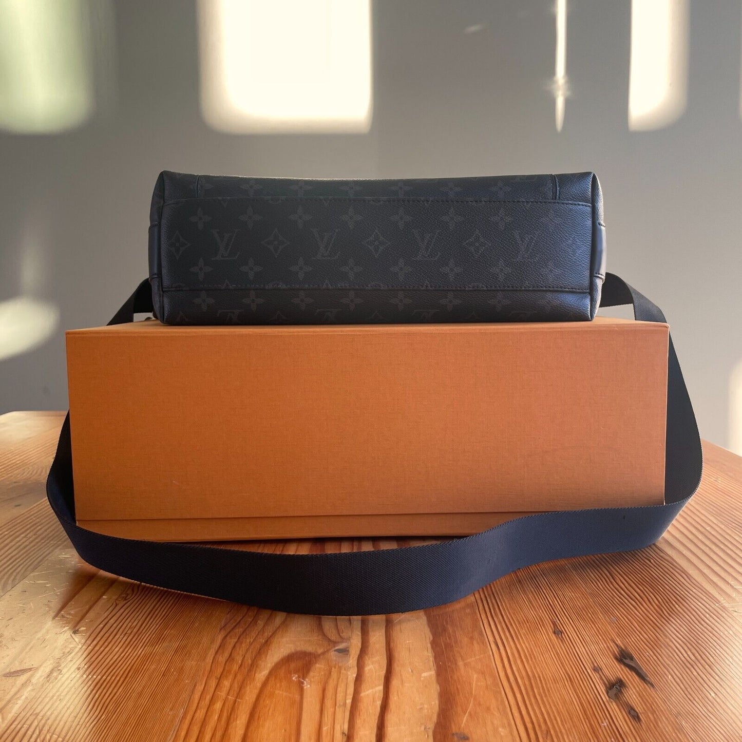 Louis Vuitton Monogram Eclipse Messenger Odyssey PM Bag M44223 w/ box 0103KW