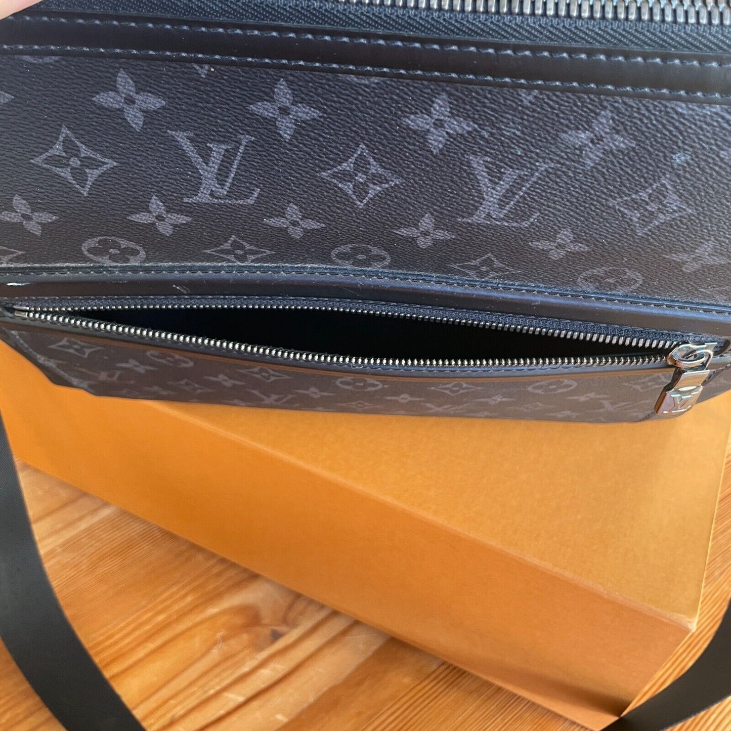 Louis Vuitton Monogram Eclipse Messenger Odyssey PM Bag M44223 w/ box 0103KW