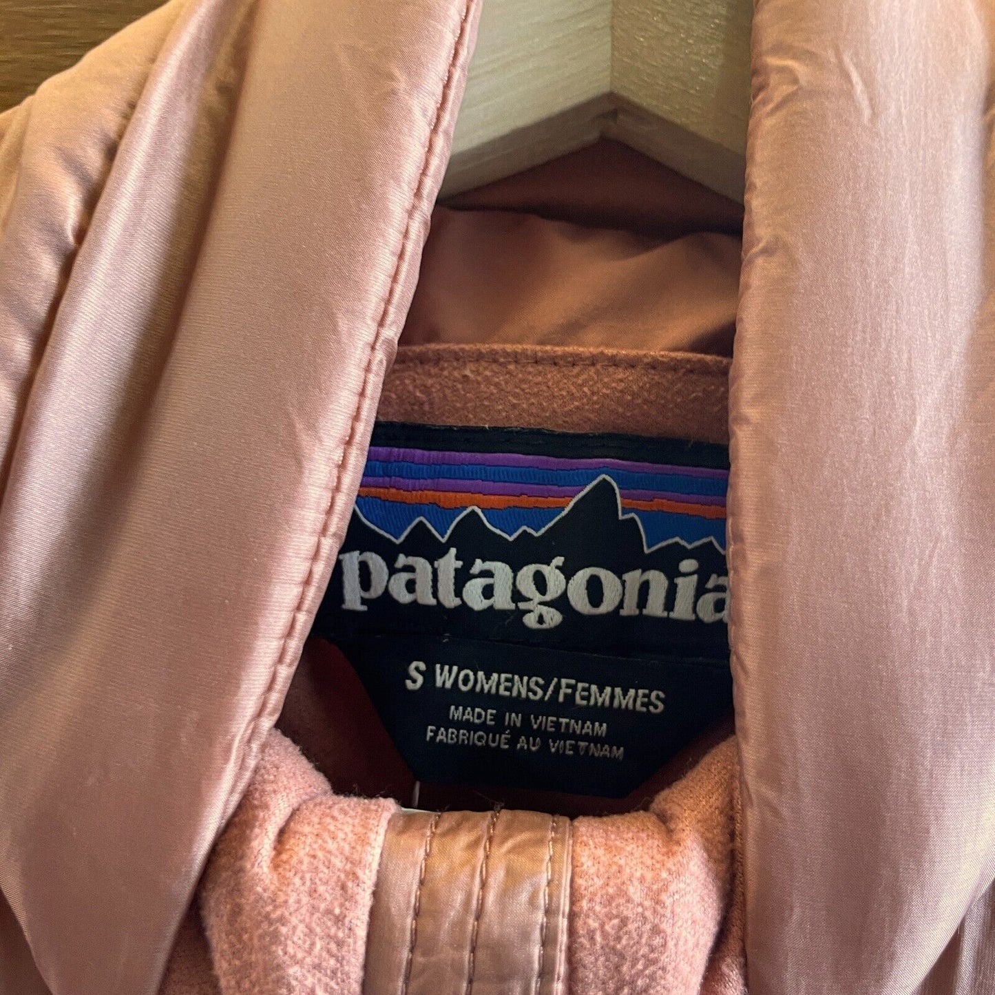 S - Patagonia Terracotta Quilted Insulated Zip Up Radalie Parka Coat 1106KL