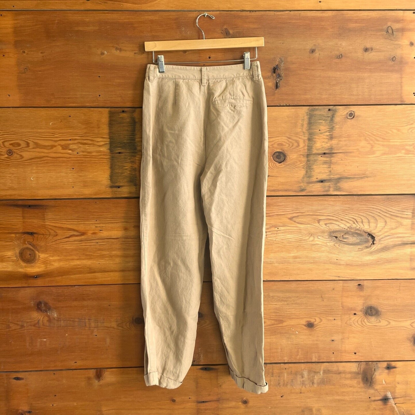 2 - Alex Mill $165 Vintage Khaki Twill Double Pleated High Waisted Pants 0611AJ