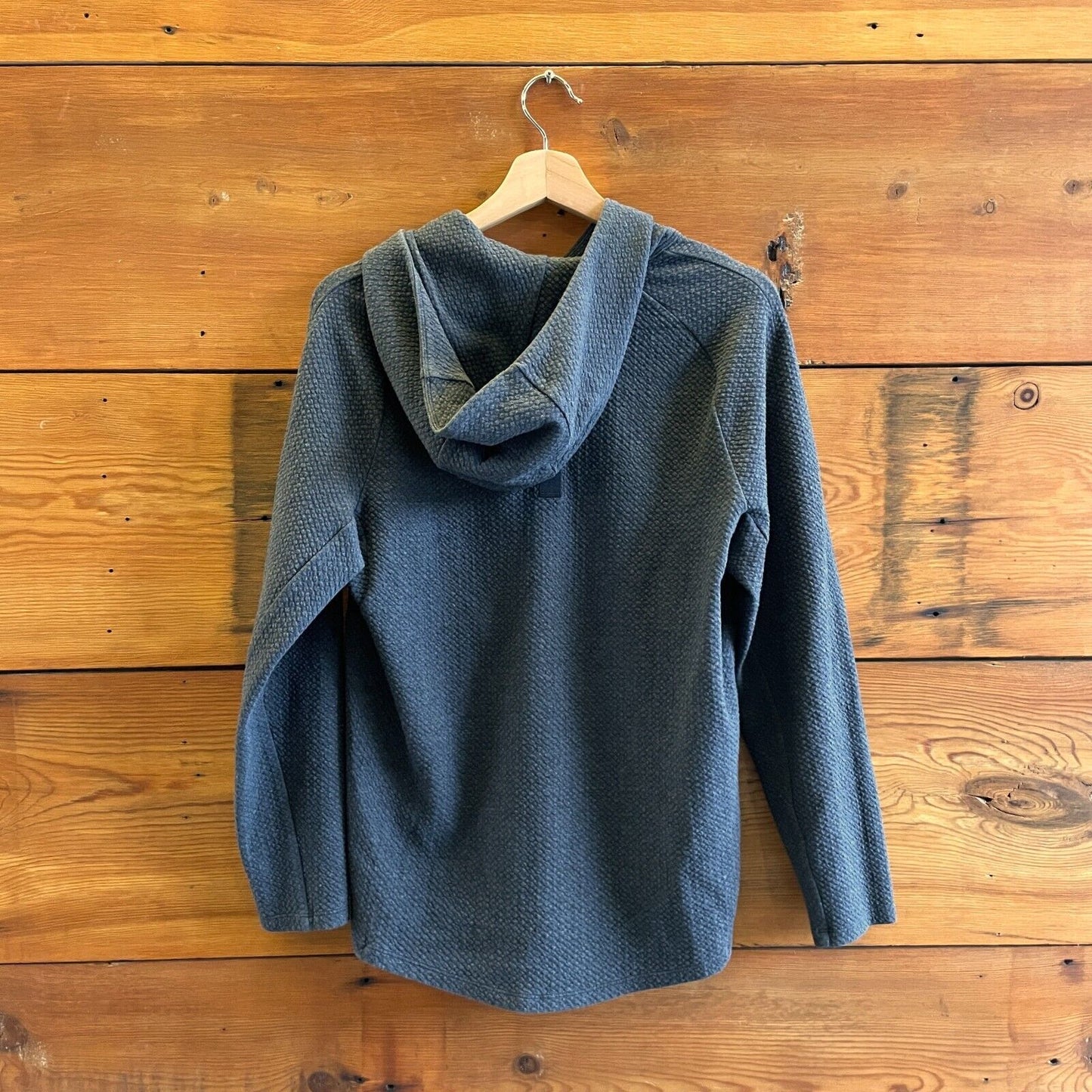 XS - Lululemon Mens Dark Gray Textured Pullover At Ease Hoodie 0721DK