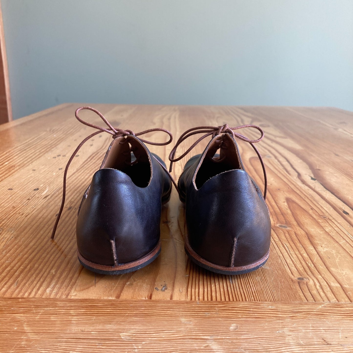 36 / 6 - Cliff Dweller by Cydwoq Black Leather Handmade Lace Up Shoes 1220MM