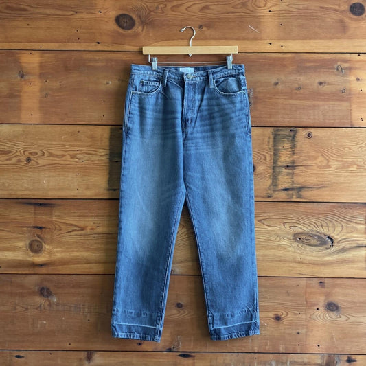 29 - FRAME Denim Le Mec Cadence Blue Wash Relaxed Boyfriend Jeans 4427SC