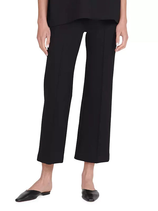M - STAUD Black $195 Knack Ponte Kick Flare Womens Pants 4427SC