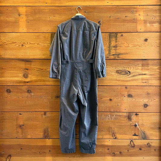 S - Alex Mill $215 Dark Gray Long Sleeve Standard Cotton Jumpsuit 0325MR