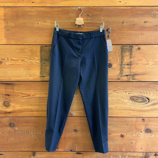 40 / S - Stella McCartney Navy Tapered Leg Womens Trouser Pants 0813CP