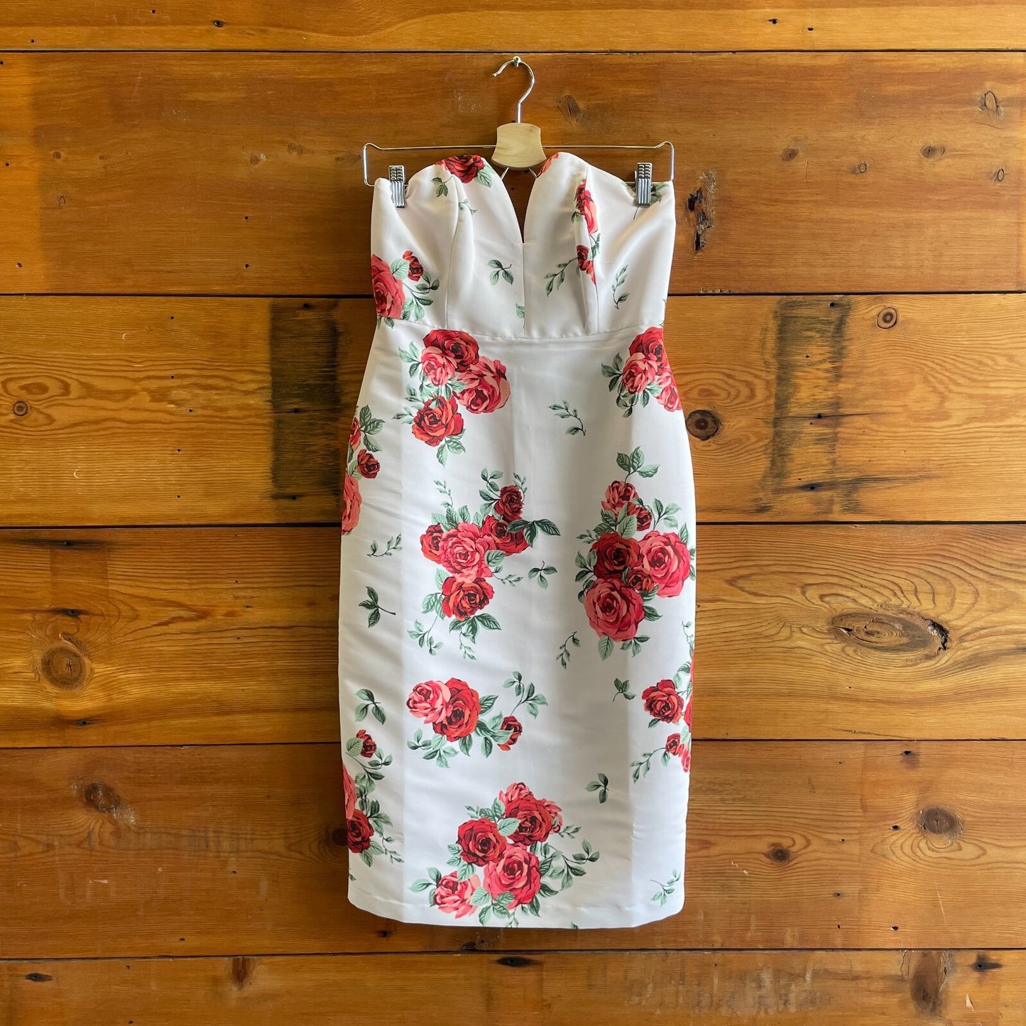 6 - Sachin + Babi Anthropologie Strapless Rose Nora Notch Neck Dress NEW 0628AC