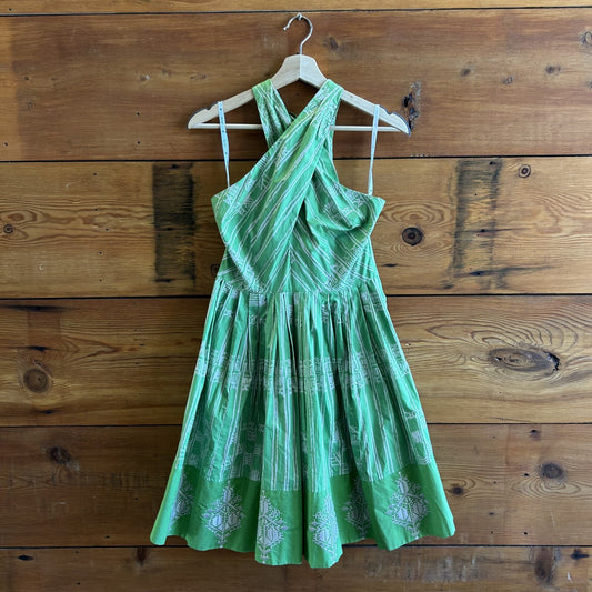 6 - Plenty Tracy Reese Anthropologie NEW $218 Green Tribal Print Dress 0507AH