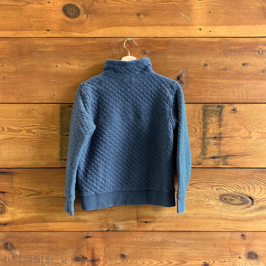 XS - Patagonia Blue Organic Cotton Quilt Snap-T Pullover Sweatshirt 0206SB