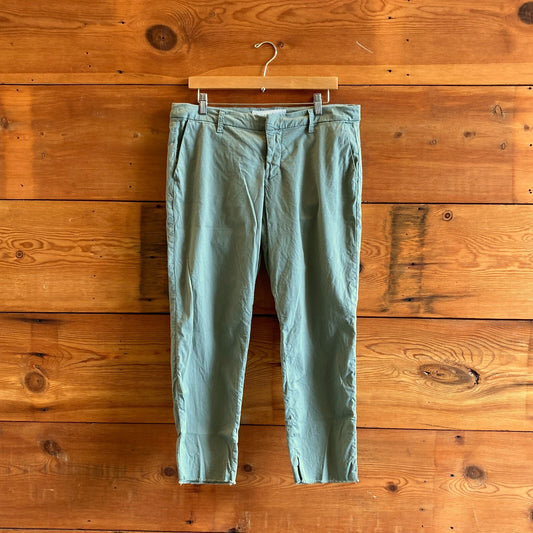 12 - Frank & Eileen Sage Green Wicklow Italian Chino Twill Pants 0815CJ