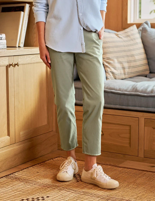 12 - Frank & Eileen Sage Green Wicklow Italian Chino Twill Pants 0815CJ