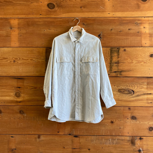 XS / S - Frank & Eileen Mcloughlin Natural Oversized Canvas Shirt Jacket 1114LH