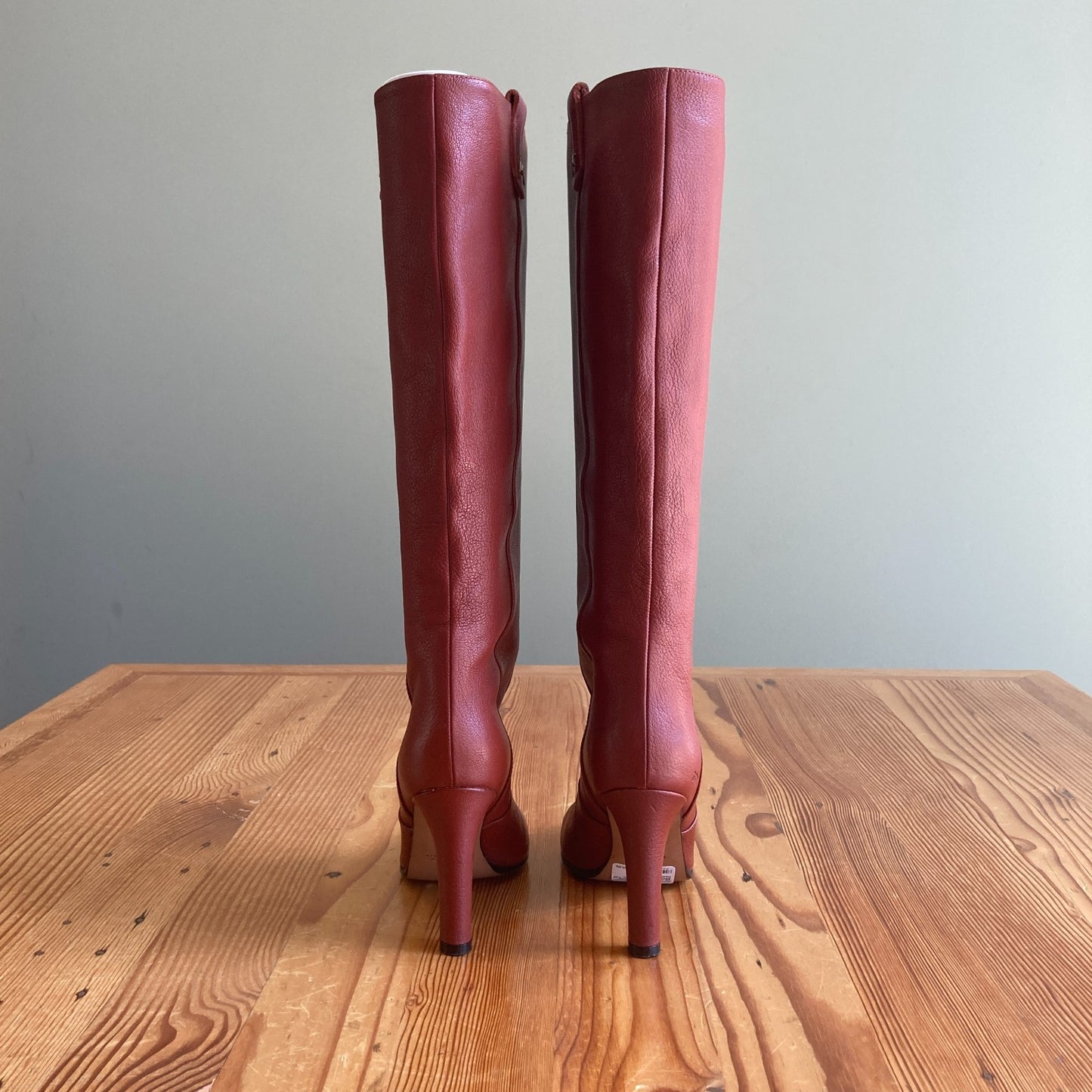 36 / 6 - Golden Goose $895 Reddish Brown Tall Heeled Helen Boots 0610MM