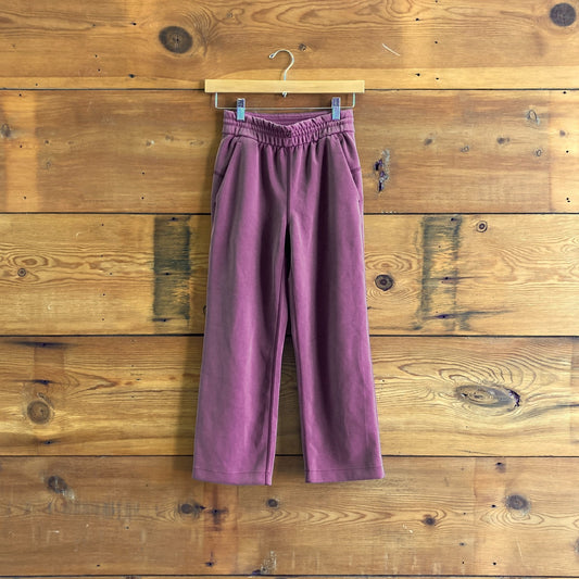 0 / XS - Lululemon Mauve Softstreme High-Rise Straight Leg Crop Pants 1209BM