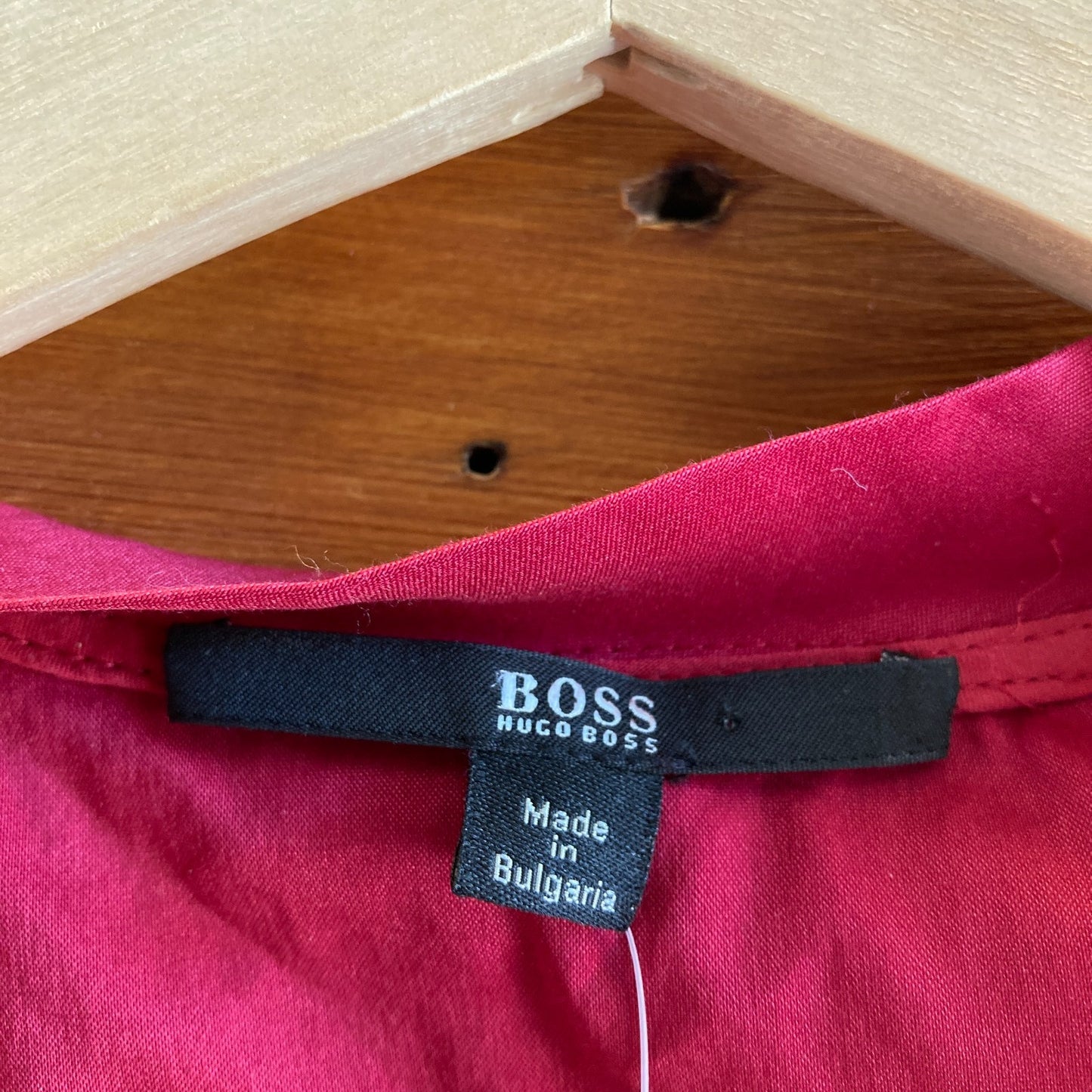 4 - Boss Hugo Boss Cotton Blend Tie Waist Short Sleeve Wrap Dress 0521MD
