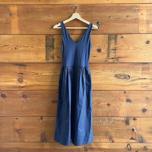 XS - Rails NEW $238 Franca Navy Blue Sleeveless Maxi Dress 0630RD