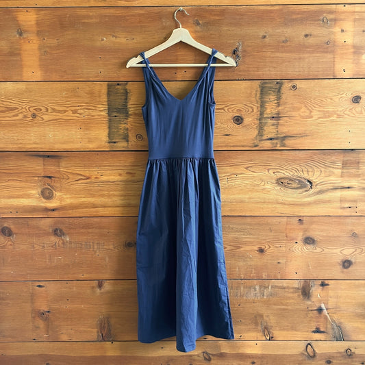 XS - Rails NEW $238 Franca Navy Blue Sleeveless Maxi Dress 0630RD