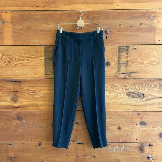 36 / 4 US - Sezane Navy Blue Gustavo Ankle Length Trouser Pants NEW 0425GN
