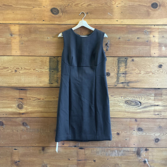 12 - MM Lafleur $265 Black Scuba Sleeveless Shirley Dress NEW 0708EK