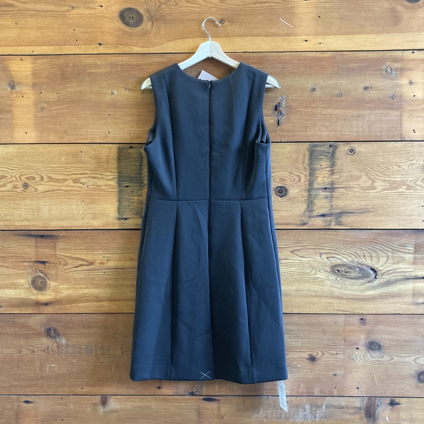 12 - MM Lafleur $265 Black Scuba Sleeveless Shirley Dress NEW 0708EK