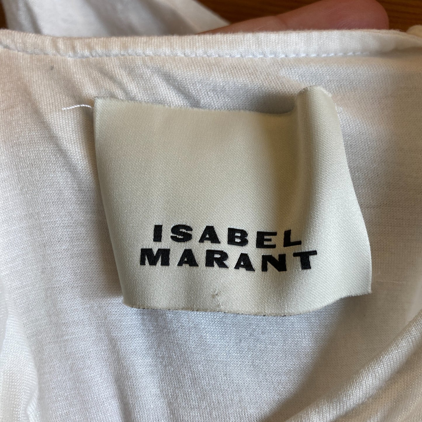 42 / 10 US - Isabel Marant White Felicia Asymmetric Jersey Mini Dress 0617HS