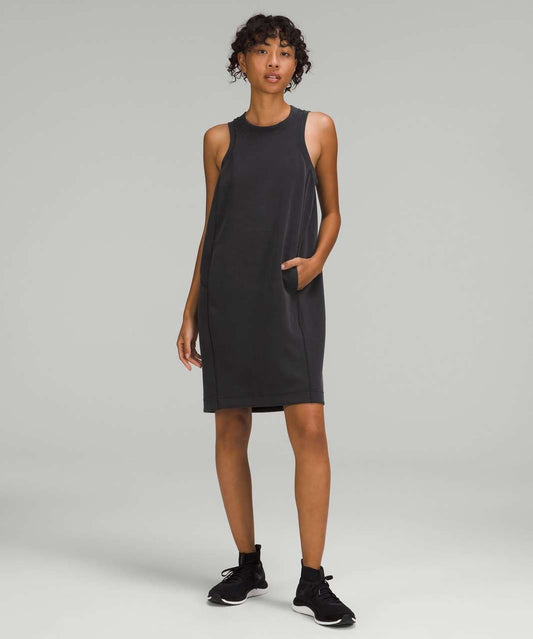 6 - Lululemon $128 Black Softstreme Back in Action Dress NEW 0721DK