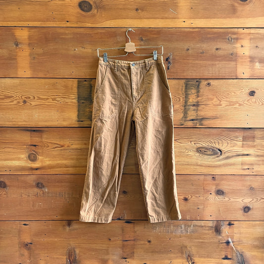 4 - Lykke Wullf Brown Workwear Carpenter Straight Leg Montana Pants 0312IG