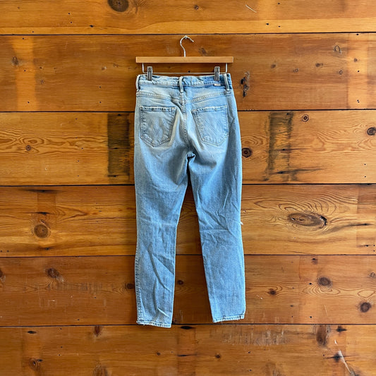 26 - Mother Superior The Super Stunner Ankle Distressed Ripped Jeans 0606RO