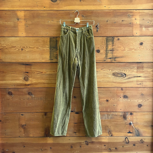 27 - Imogene + Willie Olive High Rise Catherine Corduroy Womens Pants 0312IG