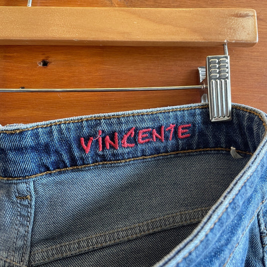 27 - Zadig & Voltaire Vincente Denim Button Fly Boot Leg Jeans 1205DA