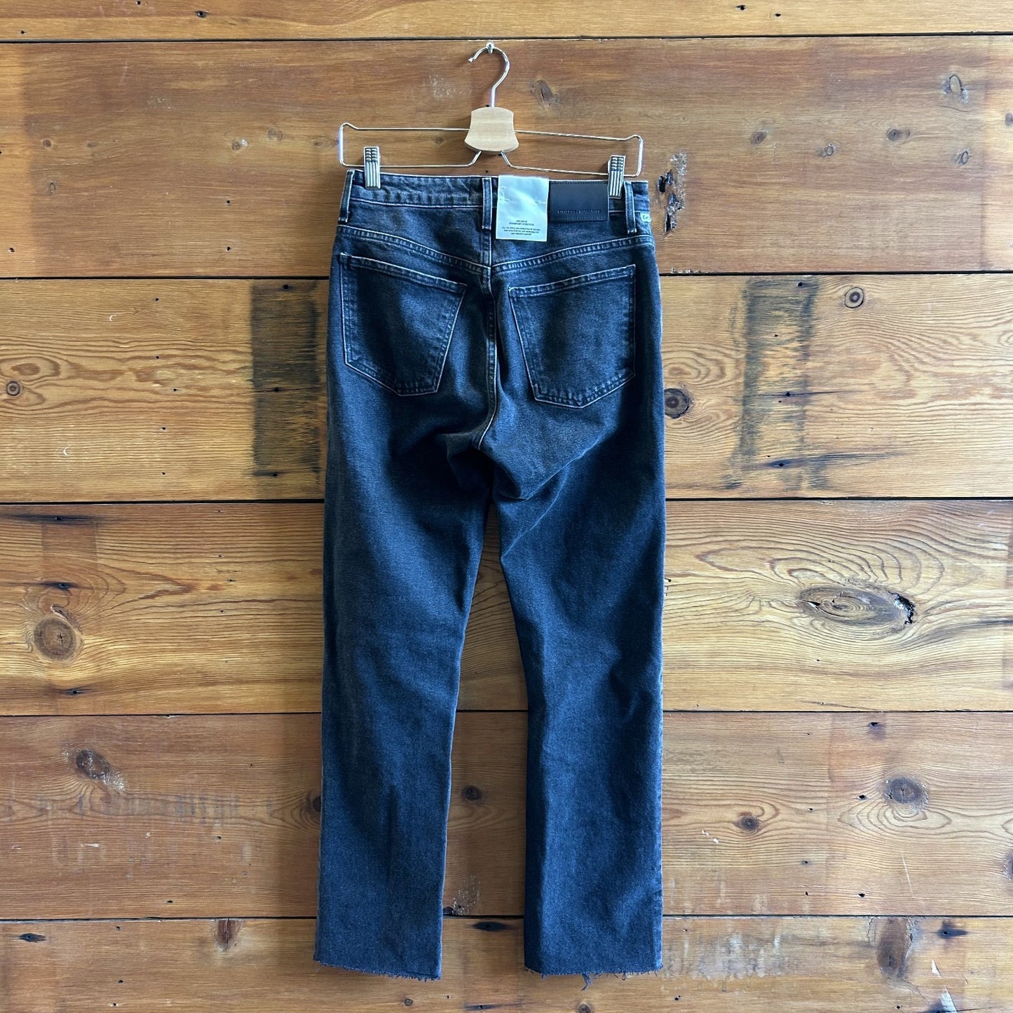 27 - Citizens of Humanity High Waist Zurie Raw Hem Straight Leg Jeans 0817JE