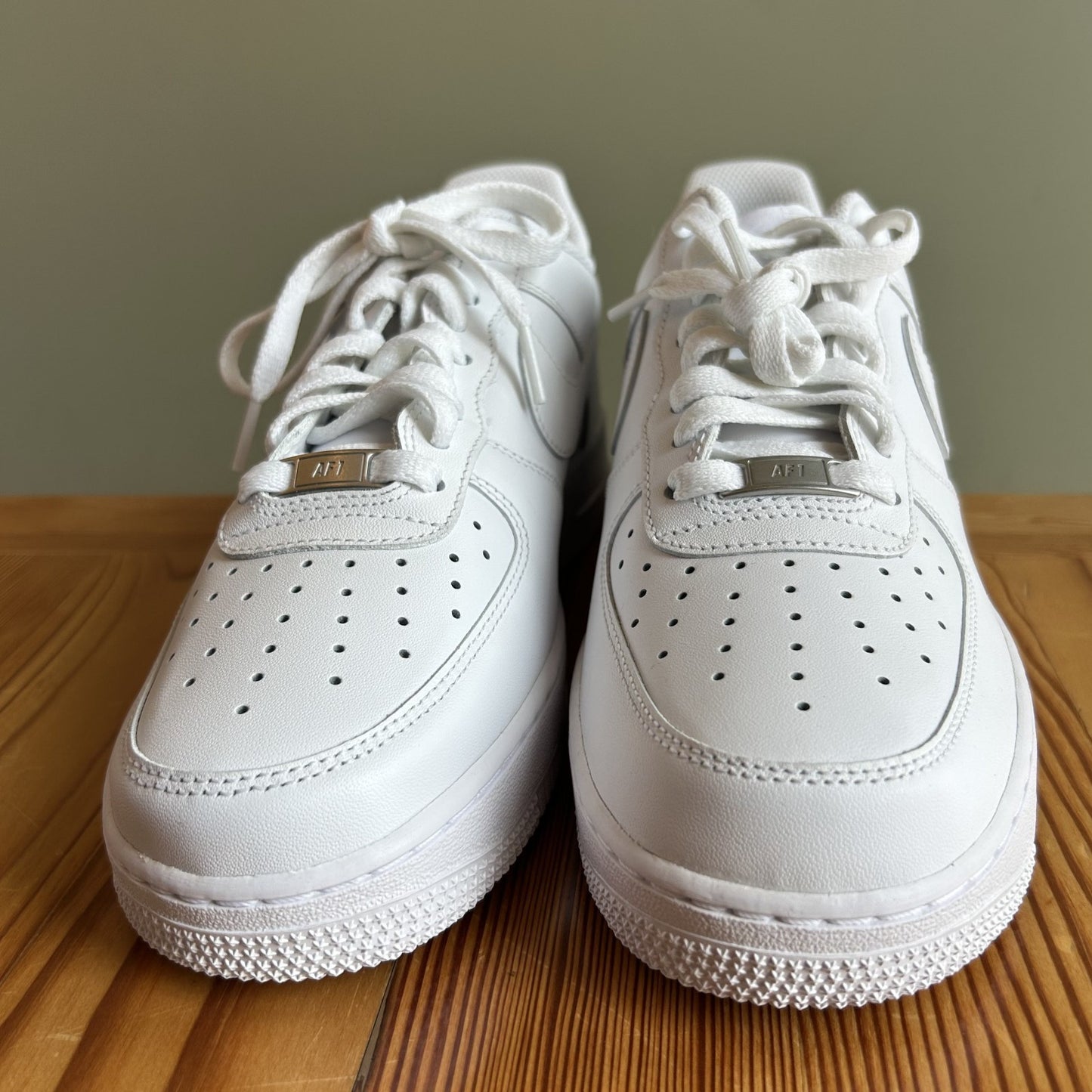 10 - Nike White Air Force 1 '07 Leather CW2288-111 Shoes NEW w/ Box 0817JE