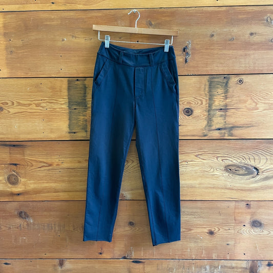 S - Frank & Eileen $228 Navy Billion Dollar Murphy Trouser Leggings 0120SC