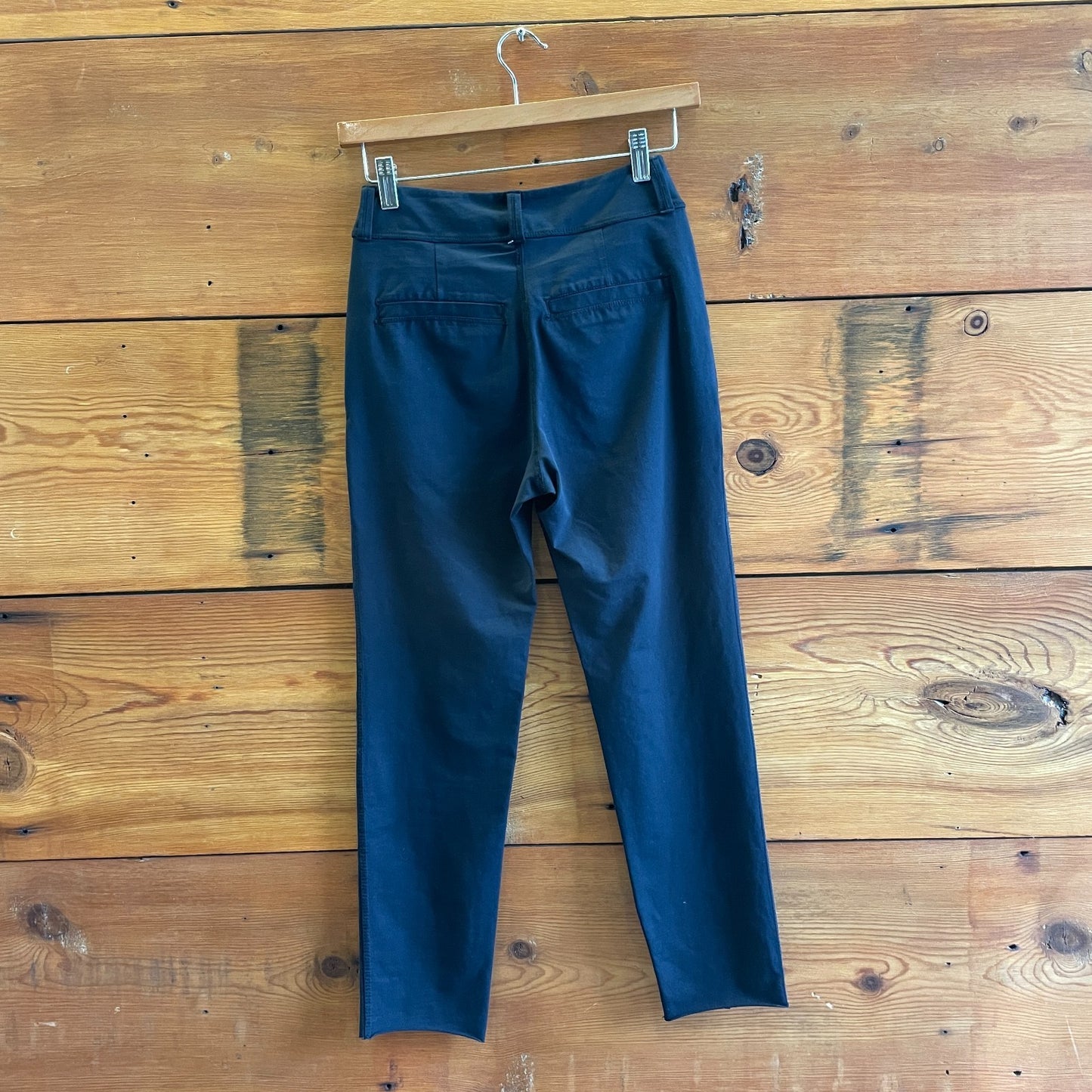 S - Frank & Eileen $228 Navy Billion Dollar Murphy Trouser Leggings 0120SC